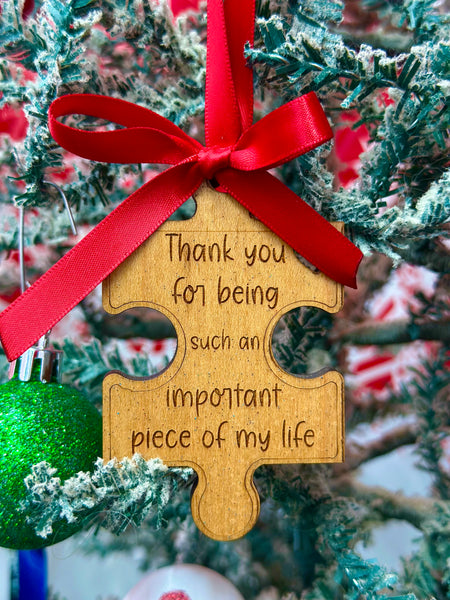 Puzzle Piece Ornament