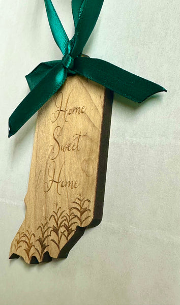 Indiana Home Sweet Home Ornament