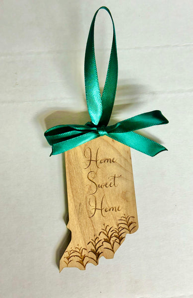 Indiana Home Sweet Home Ornament