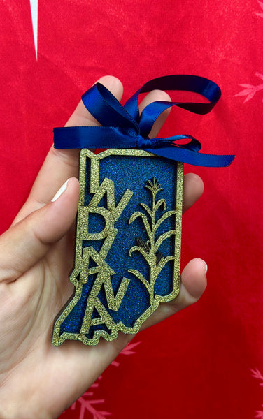 Indiana Corn Stalk Ornament