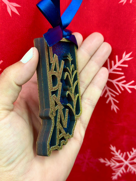 Indiana Corn Stalk Ornament