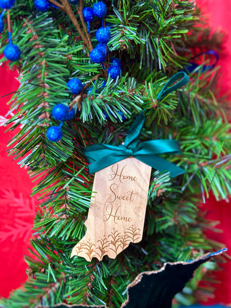 Indiana Home Sweet Home Ornament