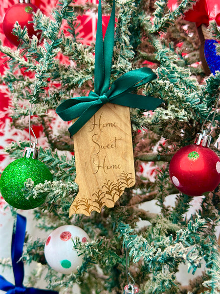 Indiana Home Sweet Home Ornament