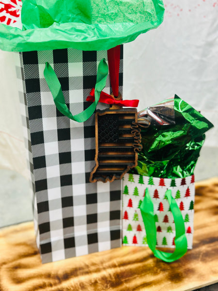 Indiana Home Ornament