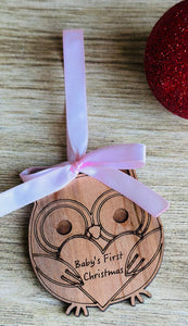 Baby’s First Christmas Owl Ornament
