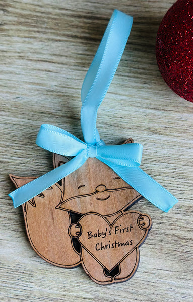 Baby’s First Christmas Fox Ornament