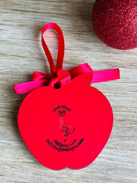 Big Heart Teacher Ornament