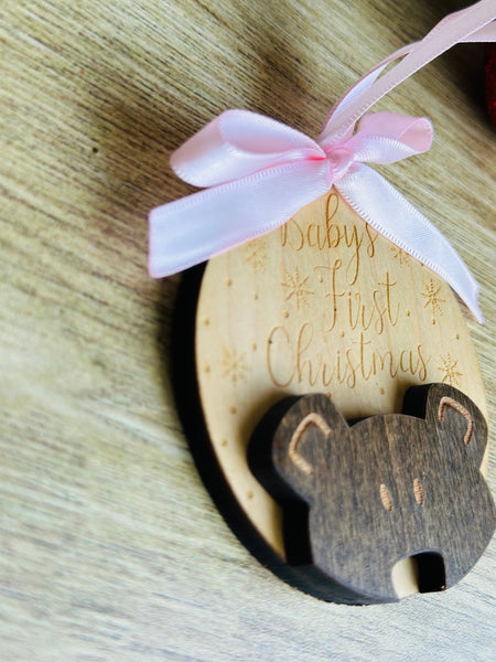 Baby’s First Christmas Bear Ornament