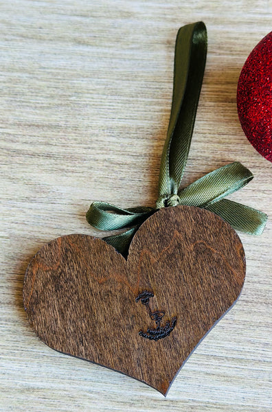 Proud Military Heart Ornament