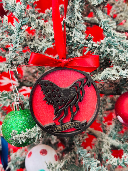 Veteran Eagle Ornament