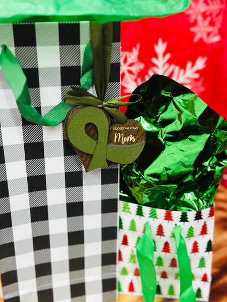 Proud Military Heart Ornament