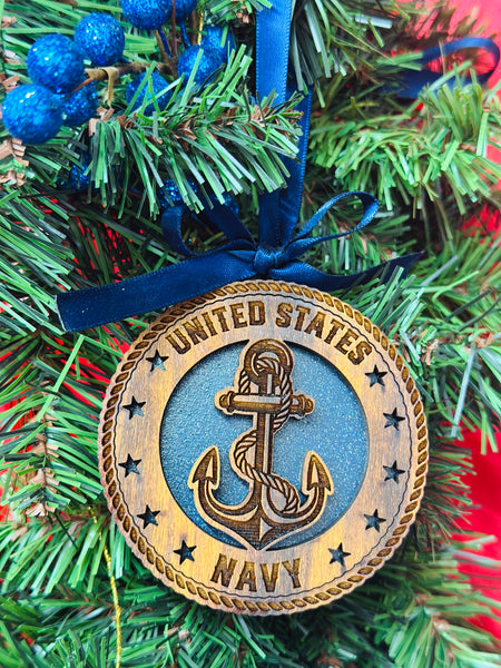 US Navy Ornament