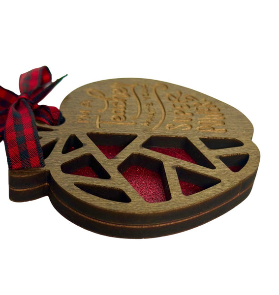 Teacher Super Power Ornament