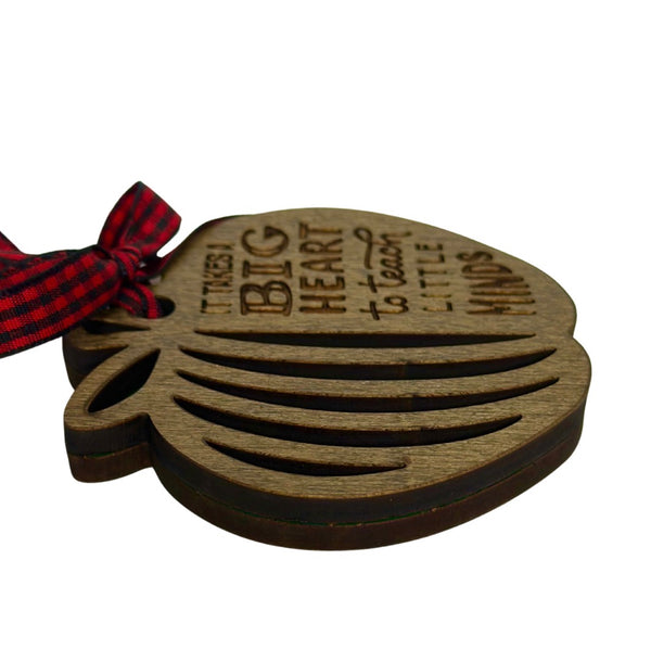 Big Heart Teacher Ornament