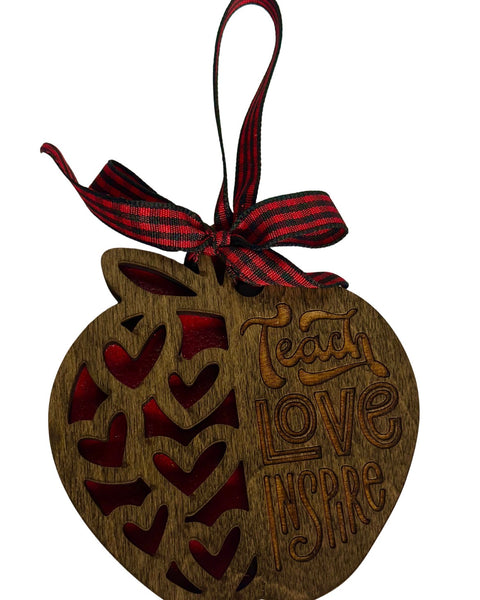 Teach, Love, Inspire Ornament
