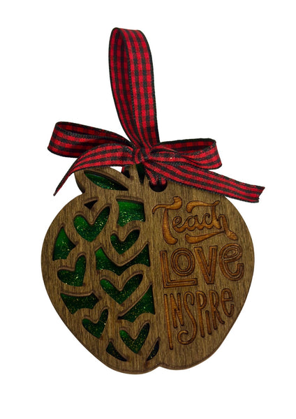 Teach, Love, Inspire Ornament