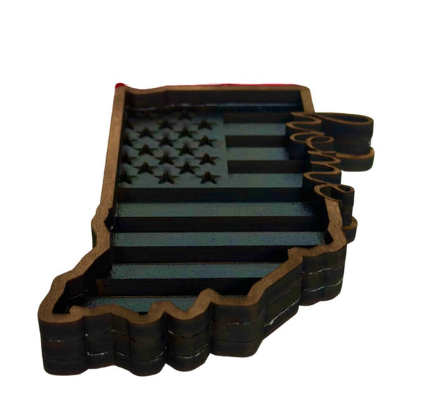 Indiana Home Ornament