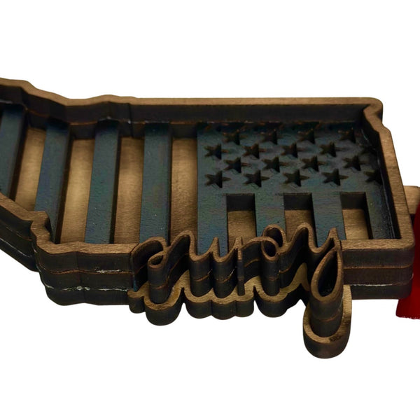 Indiana Home Ornament