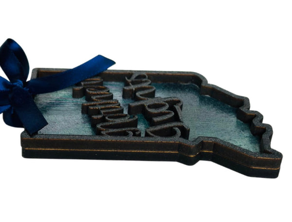 Indiana Northern Lights Ornament