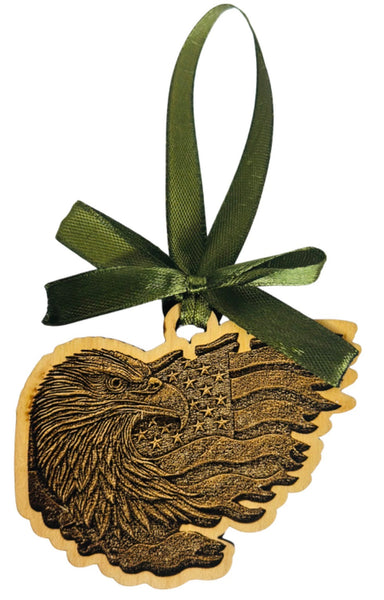 American Eagle Flag Ornament