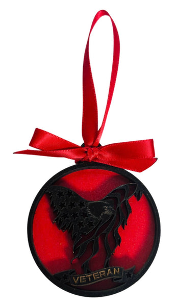 Veteran Eagle Ornament