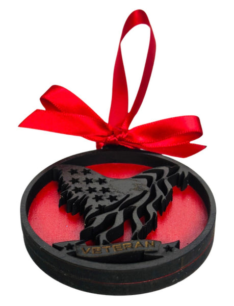 Veteran Eagle Ornament