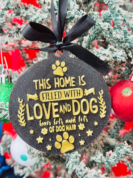 Lots and Lots of Dog Hair Ornament