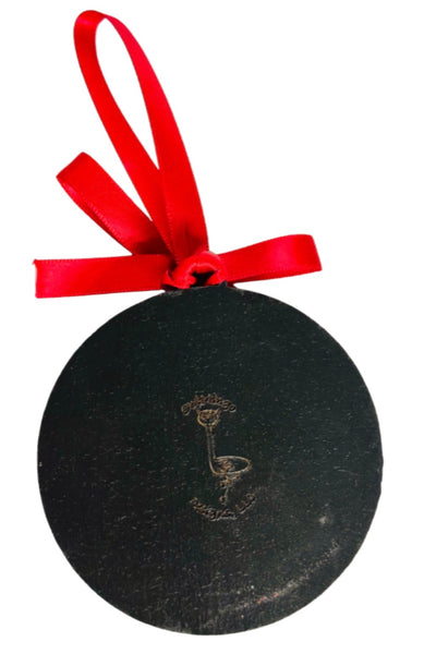 Paw Print Ho Ho Ho Ornament