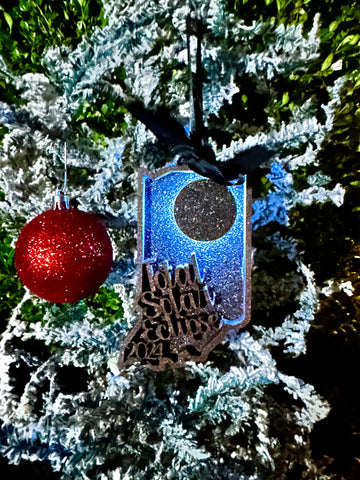 Indiana Total Eclipse Ornament