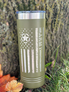 Army Skinny Tumbler