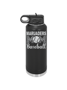 Water Bottle Baseball Mom MV