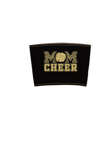 Leatherette Drink Sleeve Cheer Mom