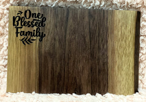 Personal Engraved Walnut Charcuterie Board