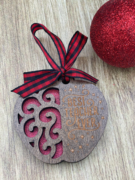 Best Teacher Ever Ornament